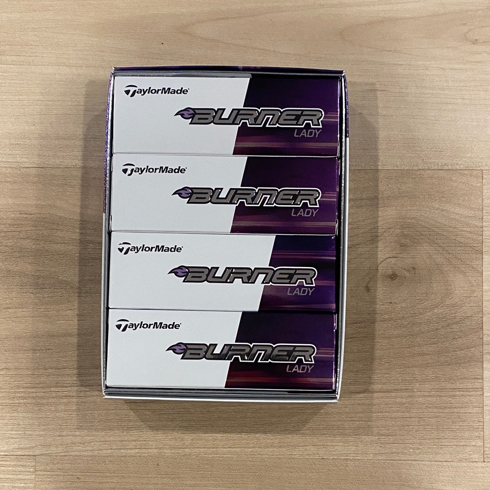 TaylorMade Burner Lady Golf Balls  4 sleeves of 3 balls brand new